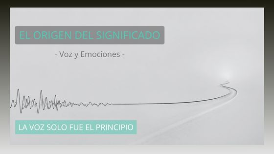 Onda sonora transformándose en un camino limpio y ordenado sobre un fondo beige minimalista, símbolo de cómo el sonido guía la comprensión y la construcción de significado.