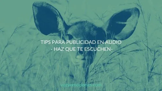 crear un audio publicitario