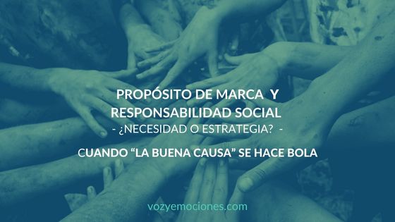 Propósito de marca y RSC