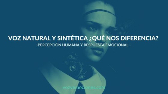 voz humana y voz sintética